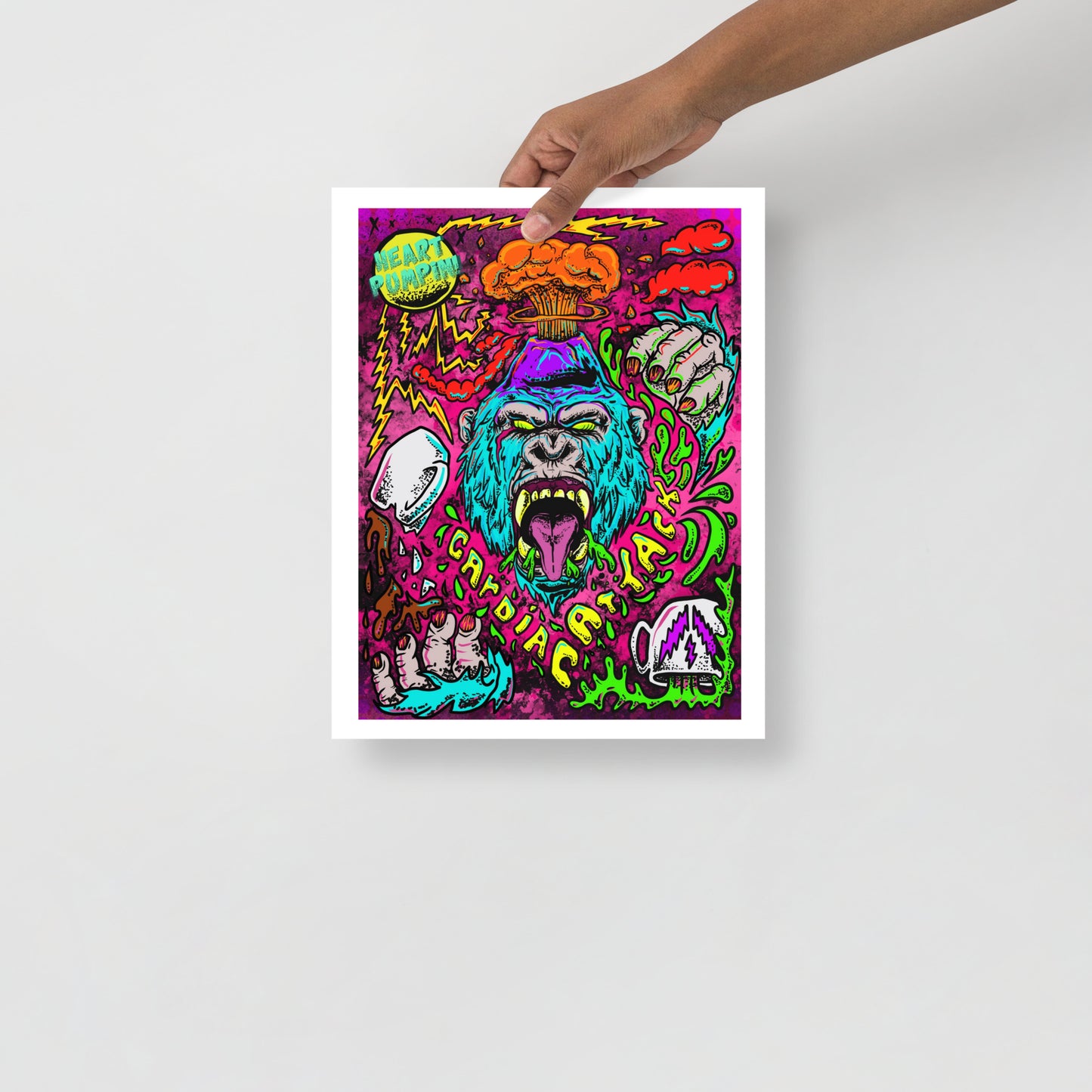 Volcano Brain Poster