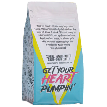 Get your heart pumpin' with Cardiac Attack Coffee Co.'s single-origin coffee.